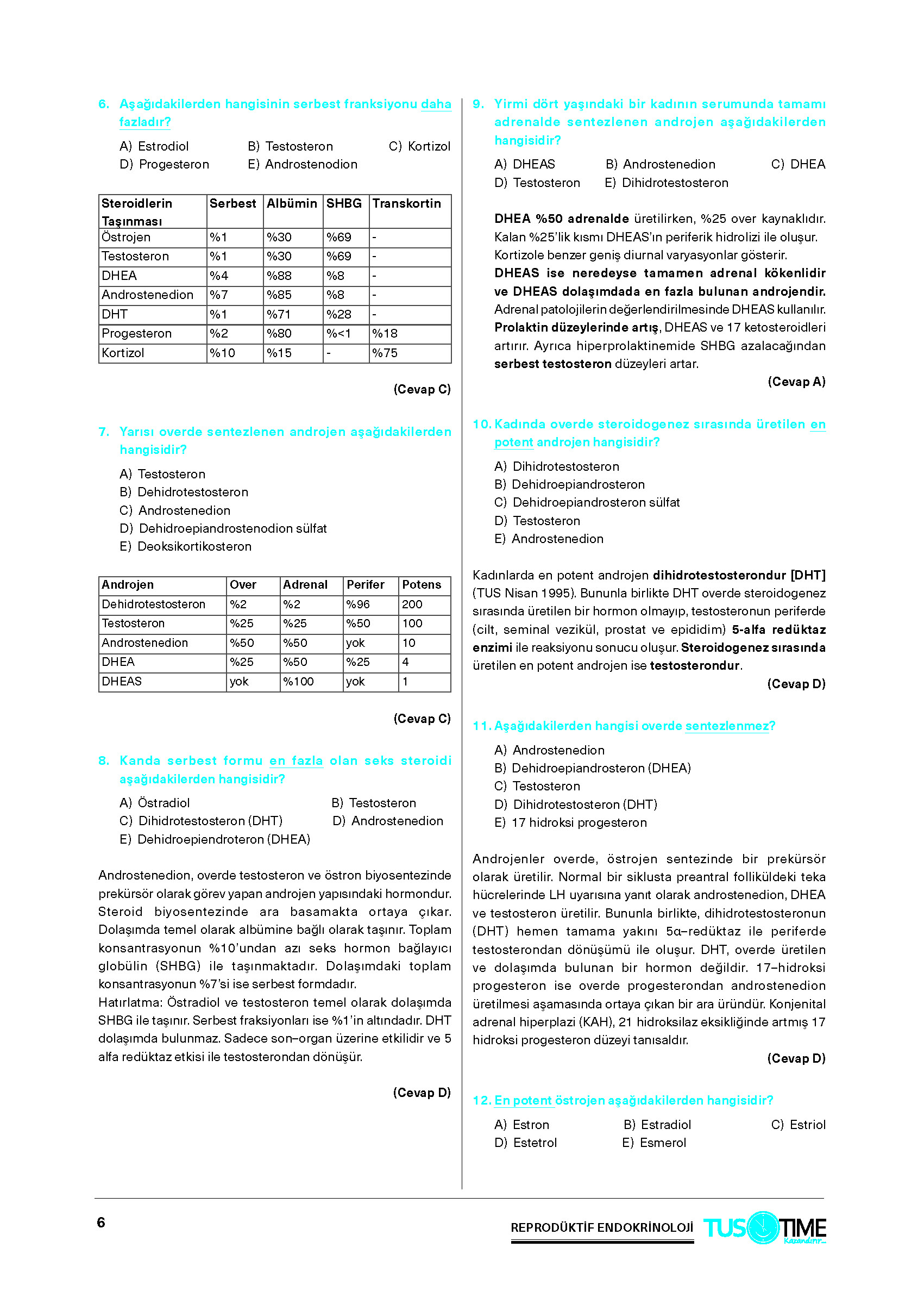 Kadın Doğum Soru Bankası